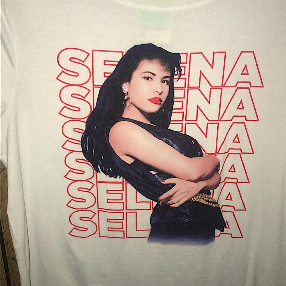 White Selena Quintanilla TShirt